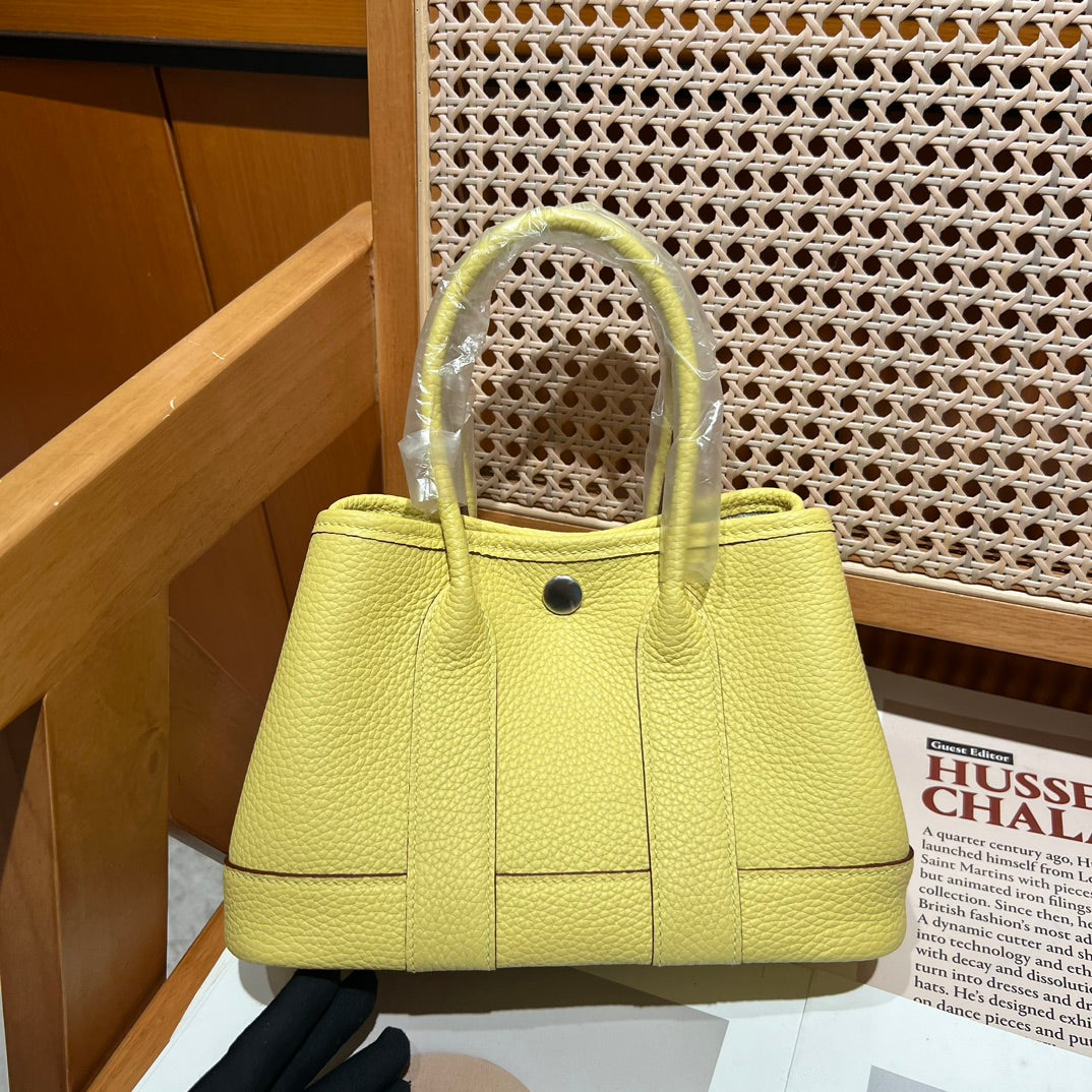 High-end Hermes 2026 Garden Party 23cm Bag Togo Calfskin