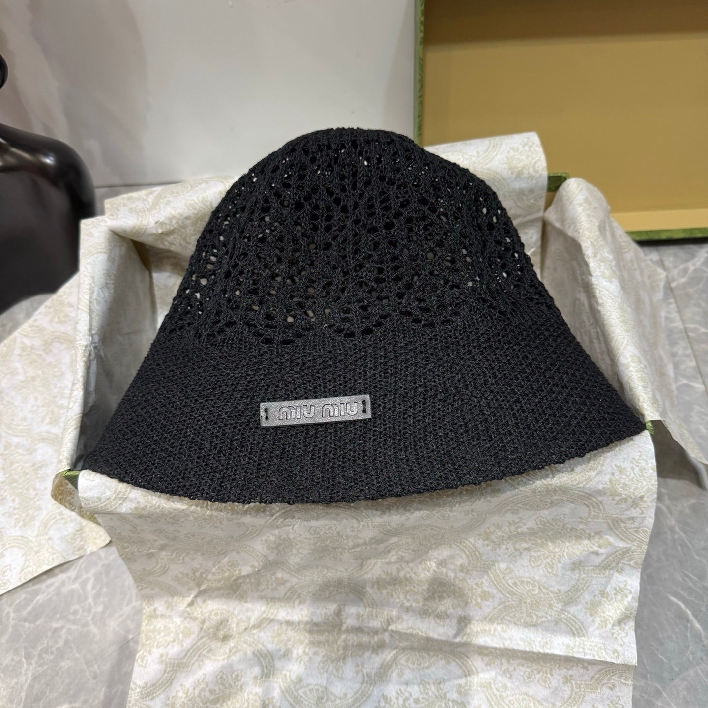 Miumiu Knitted Bucket Hat 214504