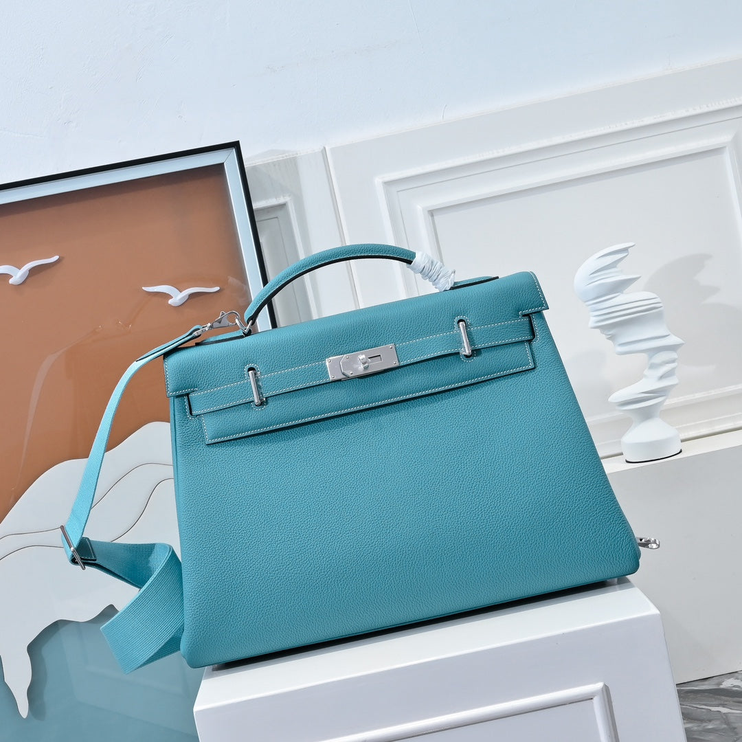 High-end Hermes 2026 Kelly Maxi Bag 42cm Togo Leather