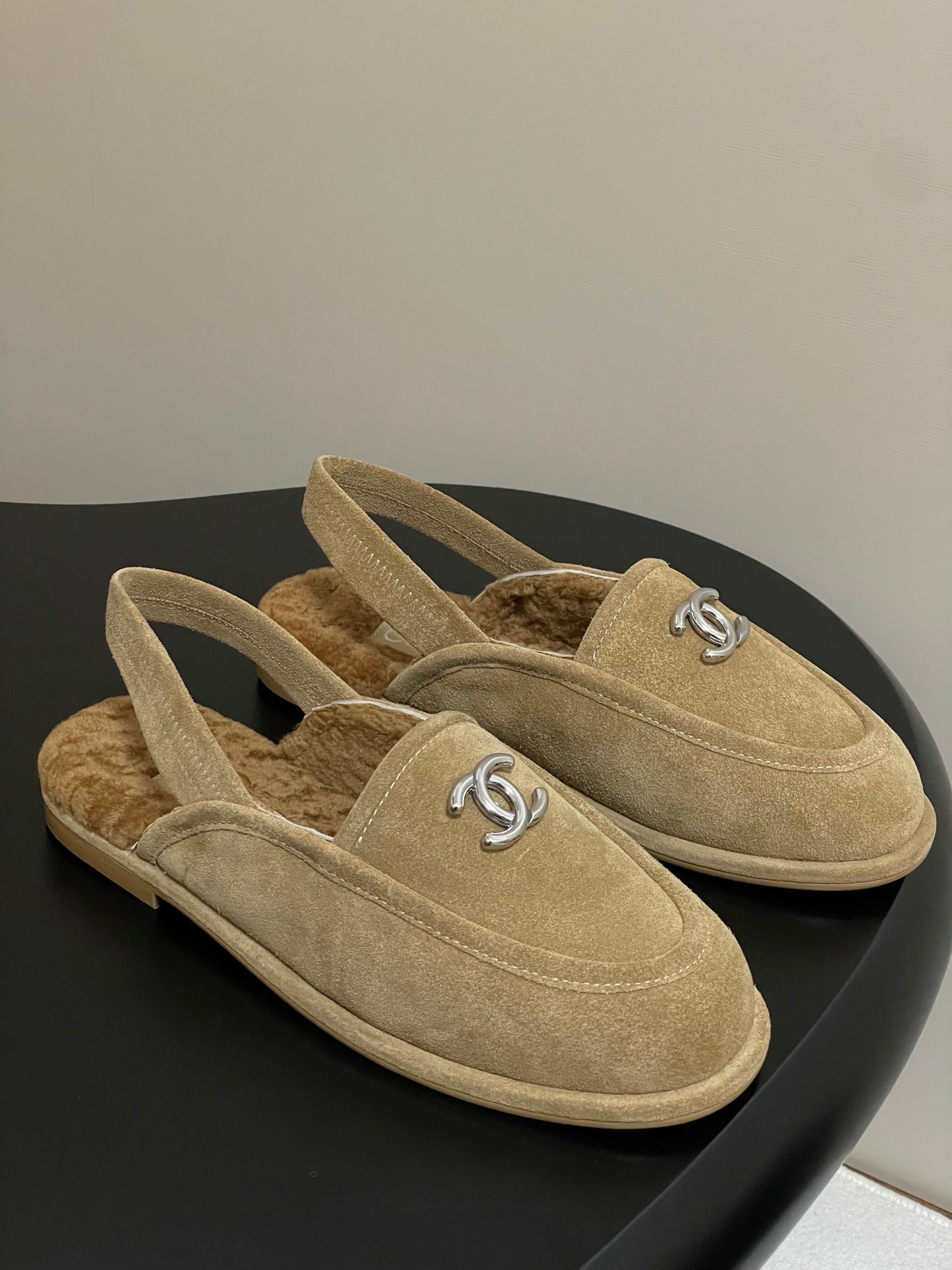 Chanel 2026 Loafer Suede Lambskin Fur 356382