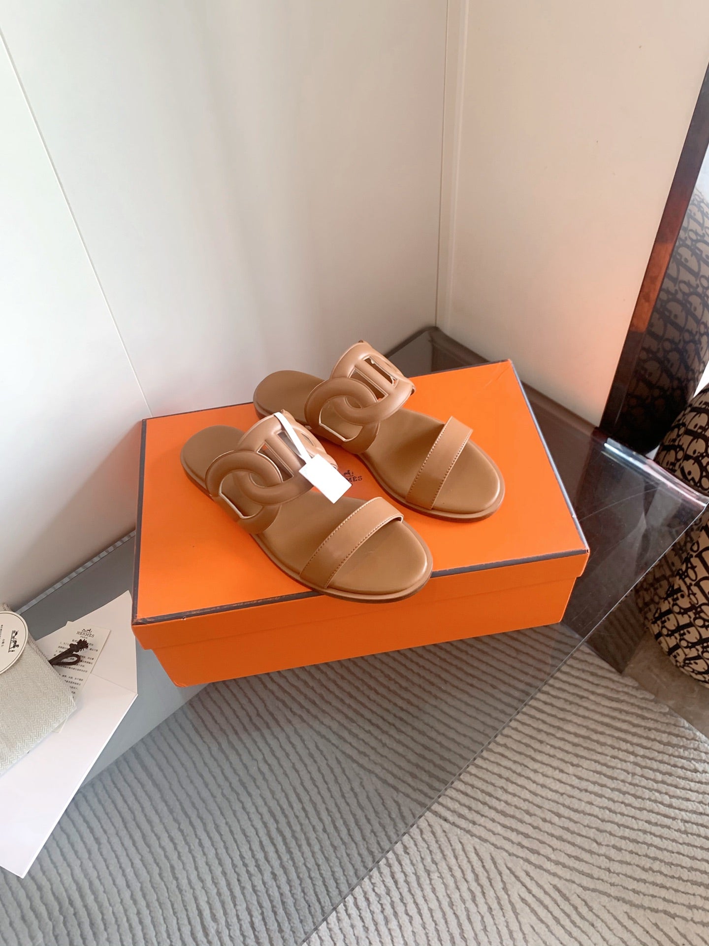 Hermes 2026 Lagune Sandal Sheepskin 698315