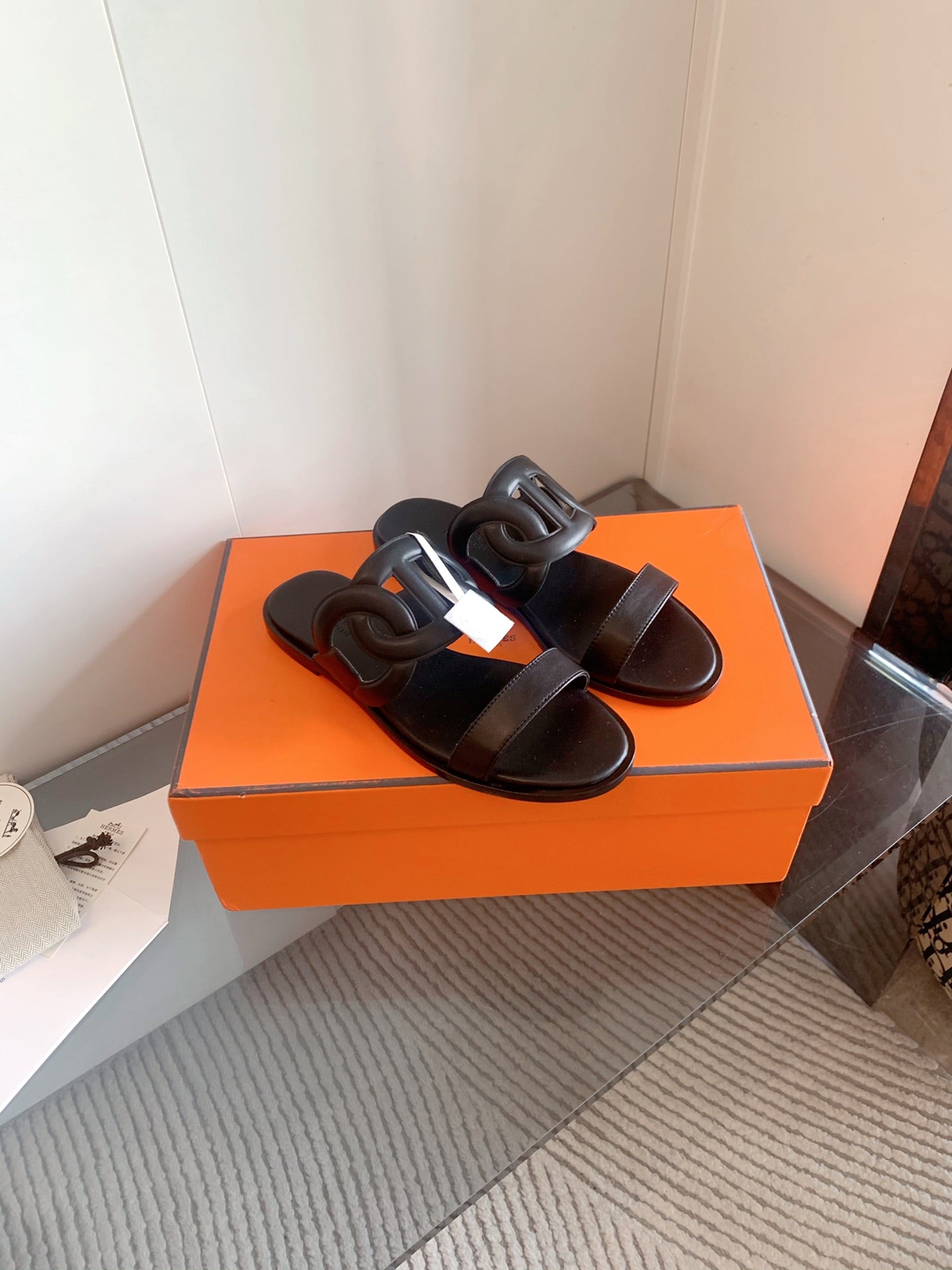 Hermes 2026 Lagune Sandal Sheepskin 698315