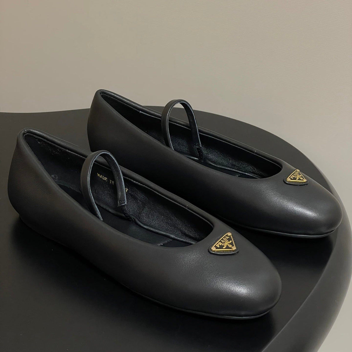 Prada 2026 Ballet Flat Suede Sheepskin Silk 715617