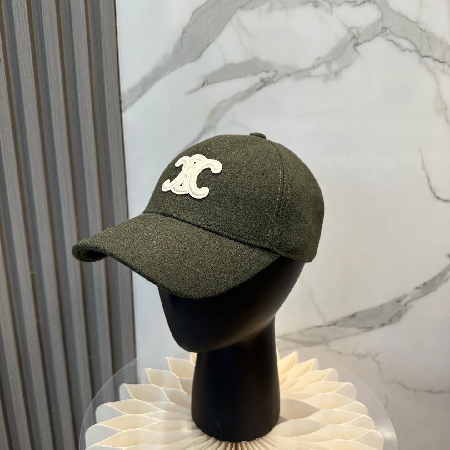 Celine Cashmere Baseball Cap 249987