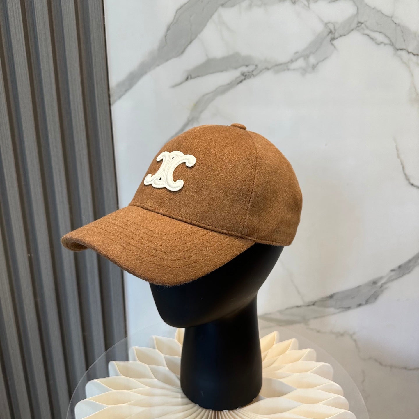 Celine Cashmere Baseball Cap 249987