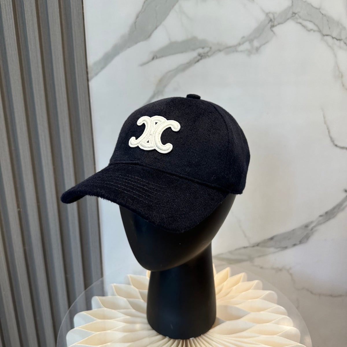 Celine Cashmere Baseball Cap 249987