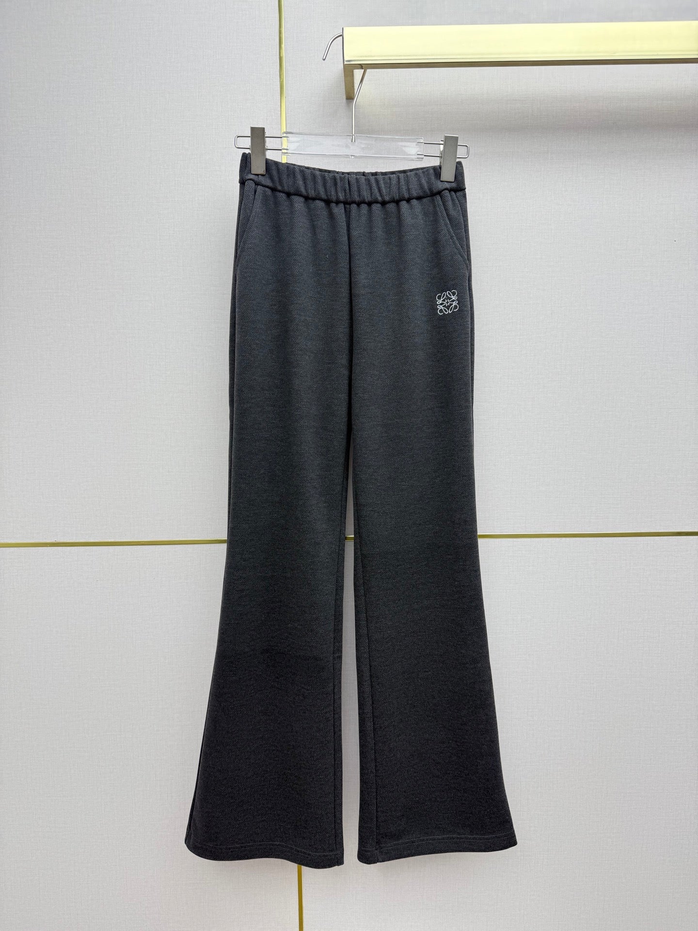 Loewe 2025 Trouser Black and White Polyester 323773