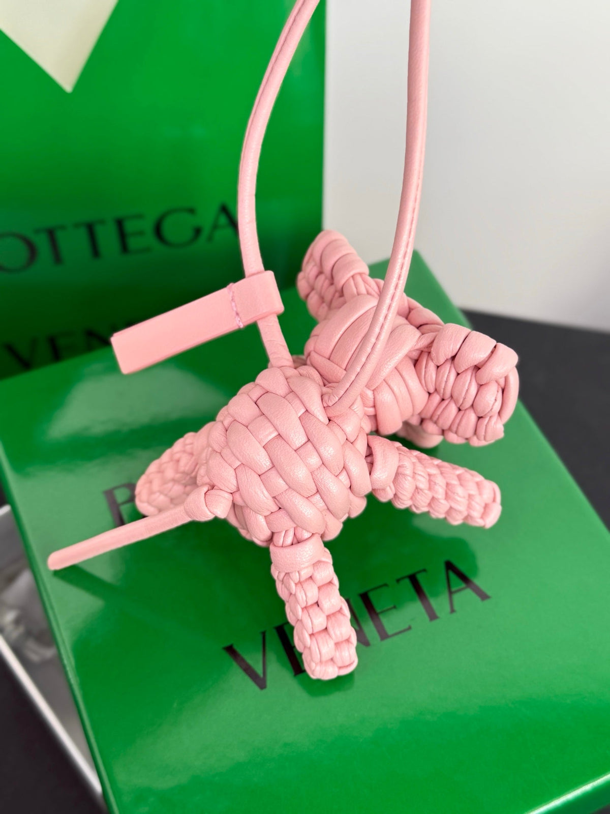 Bottega Veneta Elephant Charm Lambskin