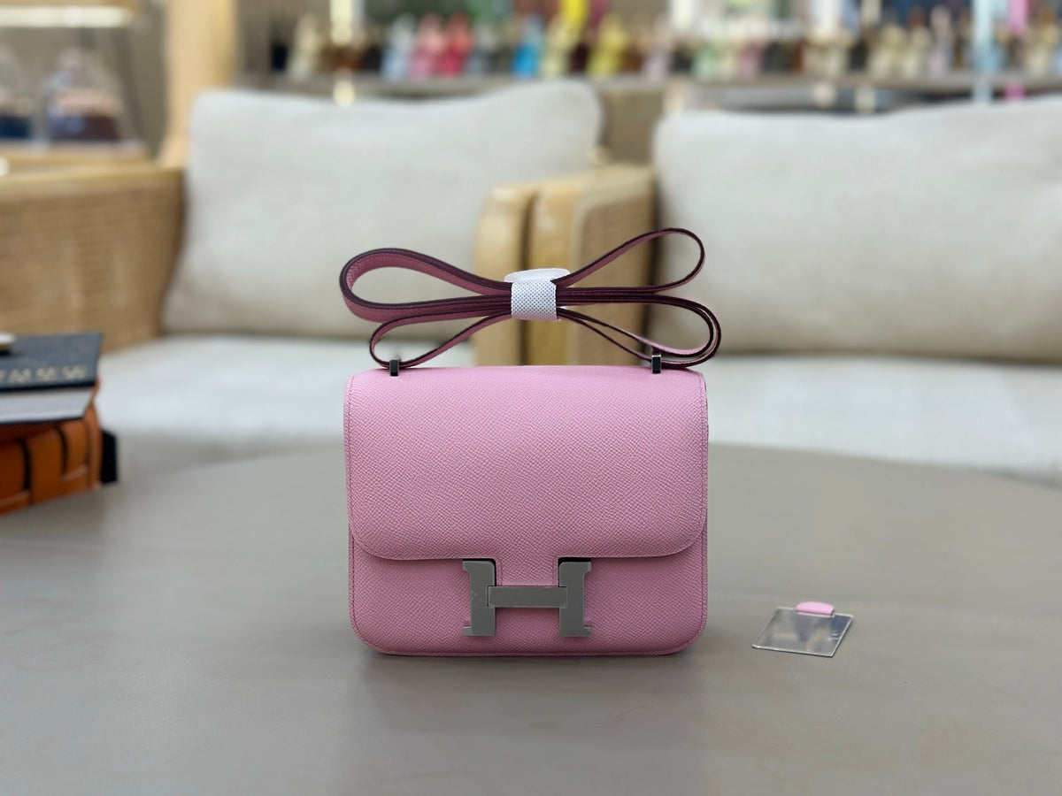 High-end Hermes 2026 Constance Bag 18cm Epsom Leather