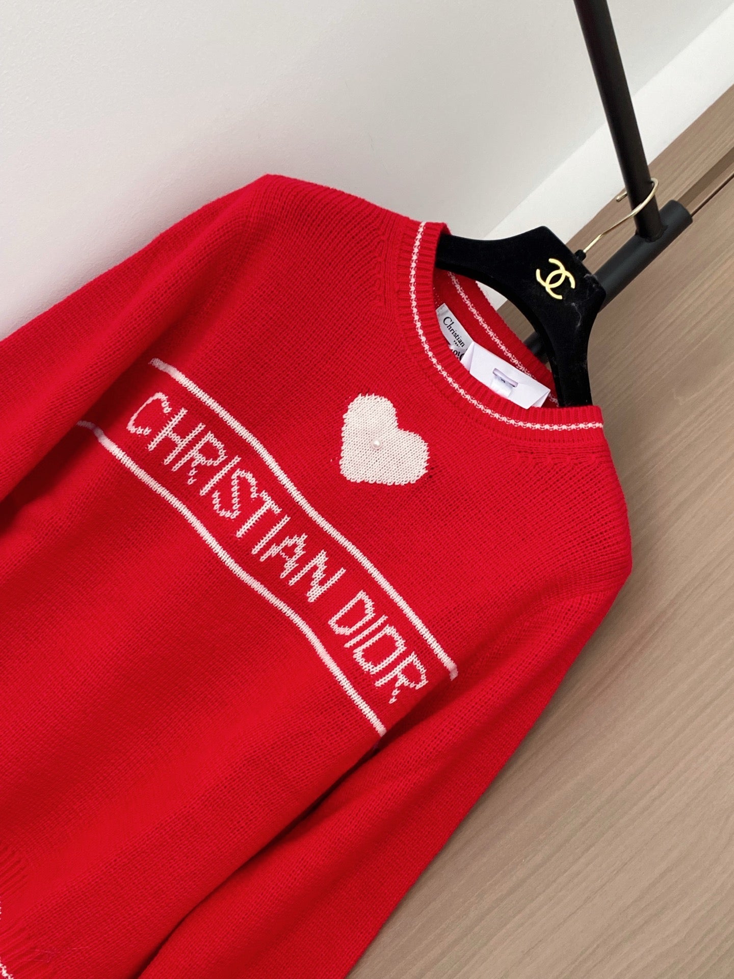 Dior 2025 Heart Print Sweater Wool
