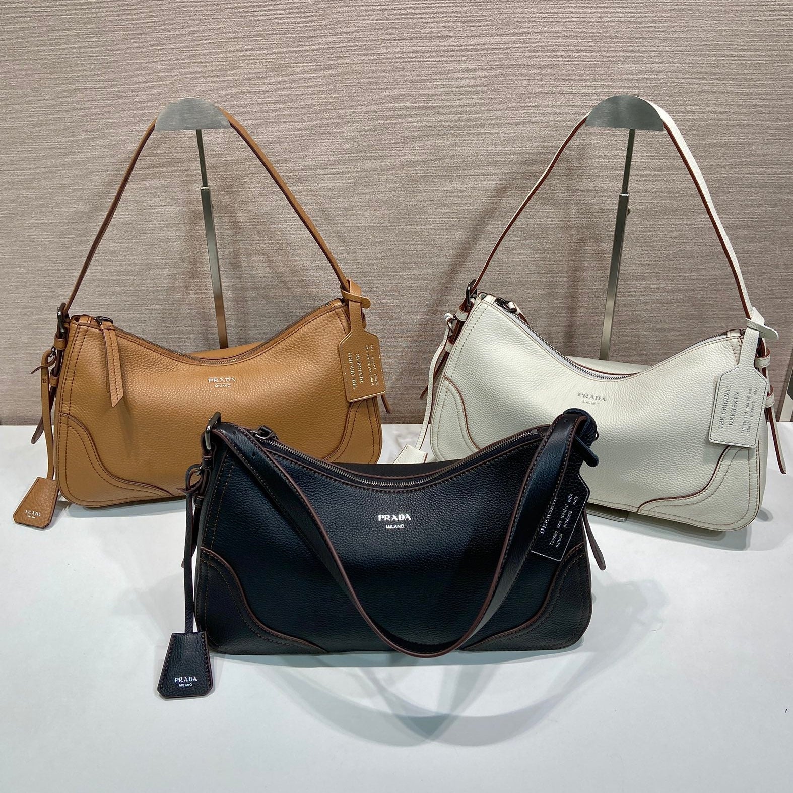 Prada 2026 Aimée Bag 36cm Grained Leather 282667