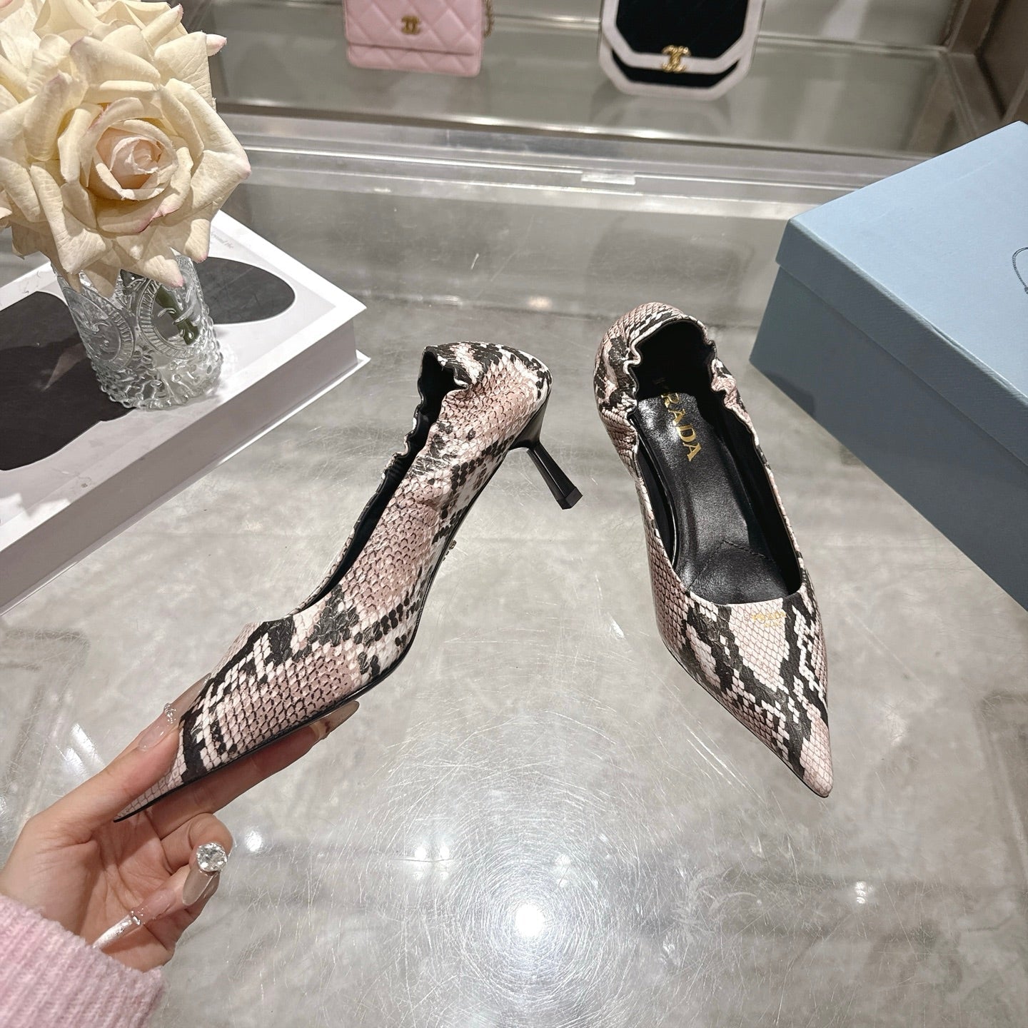 Prada 2026 Slingback Pump 55mm Sheepskin 715599