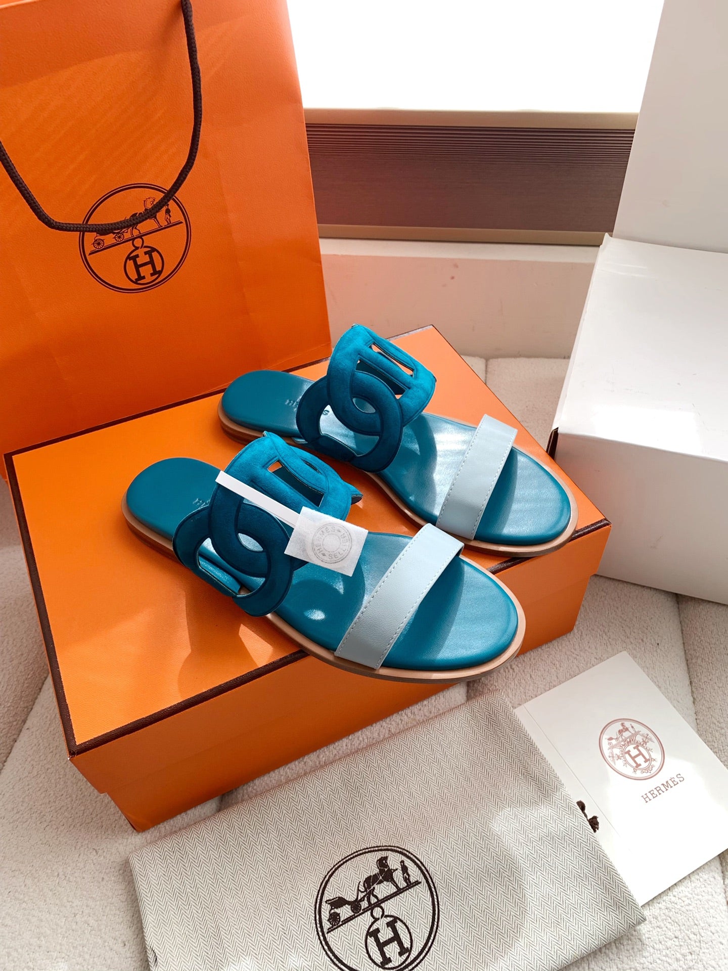 Hermes 2026 Lagune Sandal Sheepskin 698315
