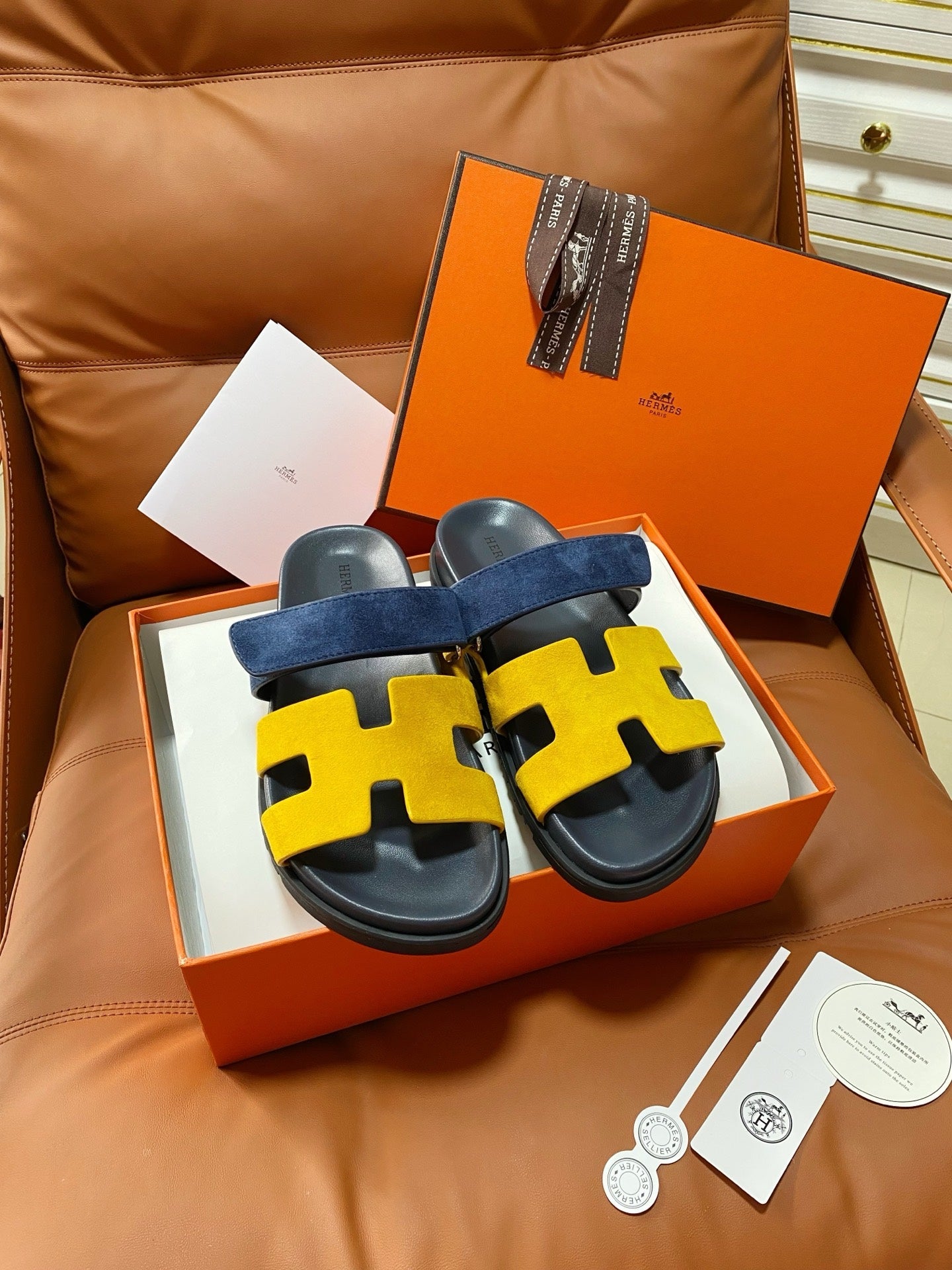 Hermes 2026 Chypre Sandal Suede Leather 928518