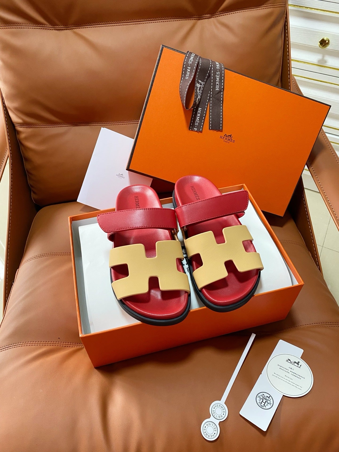 Hermes 2026 Chypre Sandal Calfskin 664459