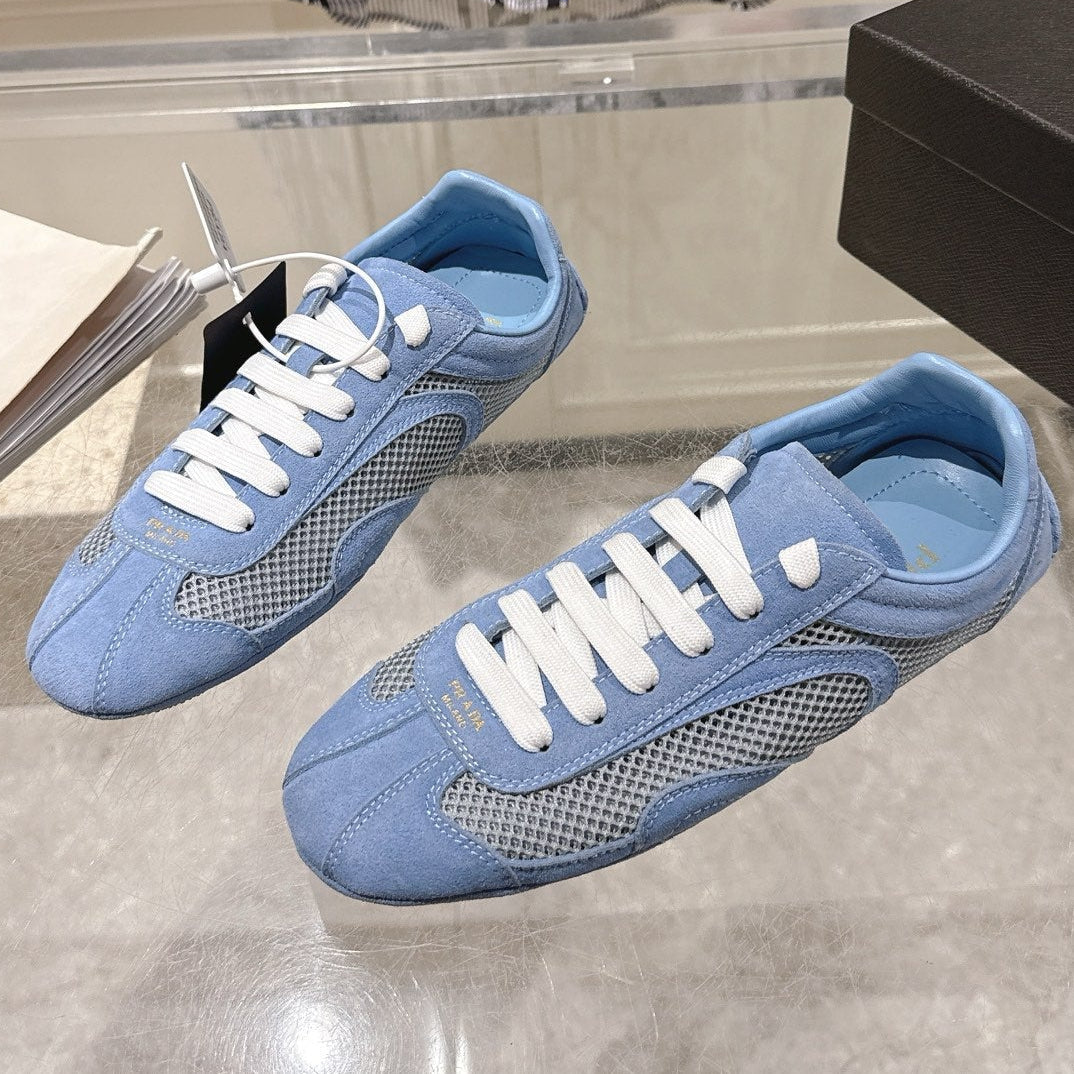 Prada 2026 Montecarlo Re-Edition Sneakers Mesh Suede 148099