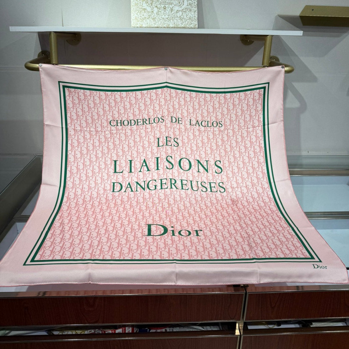 Dior 2026 Les Liaisons Scarf 90cm Silk 201079