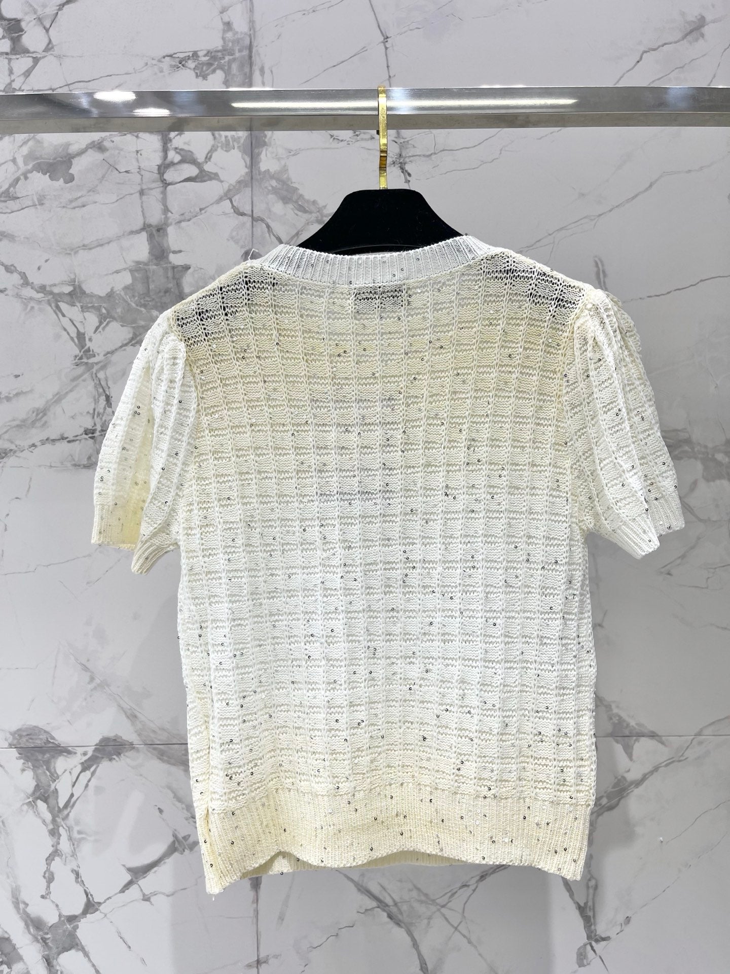 Chanel 2026 Gradient Knit Short-Sleeve Wool 166862