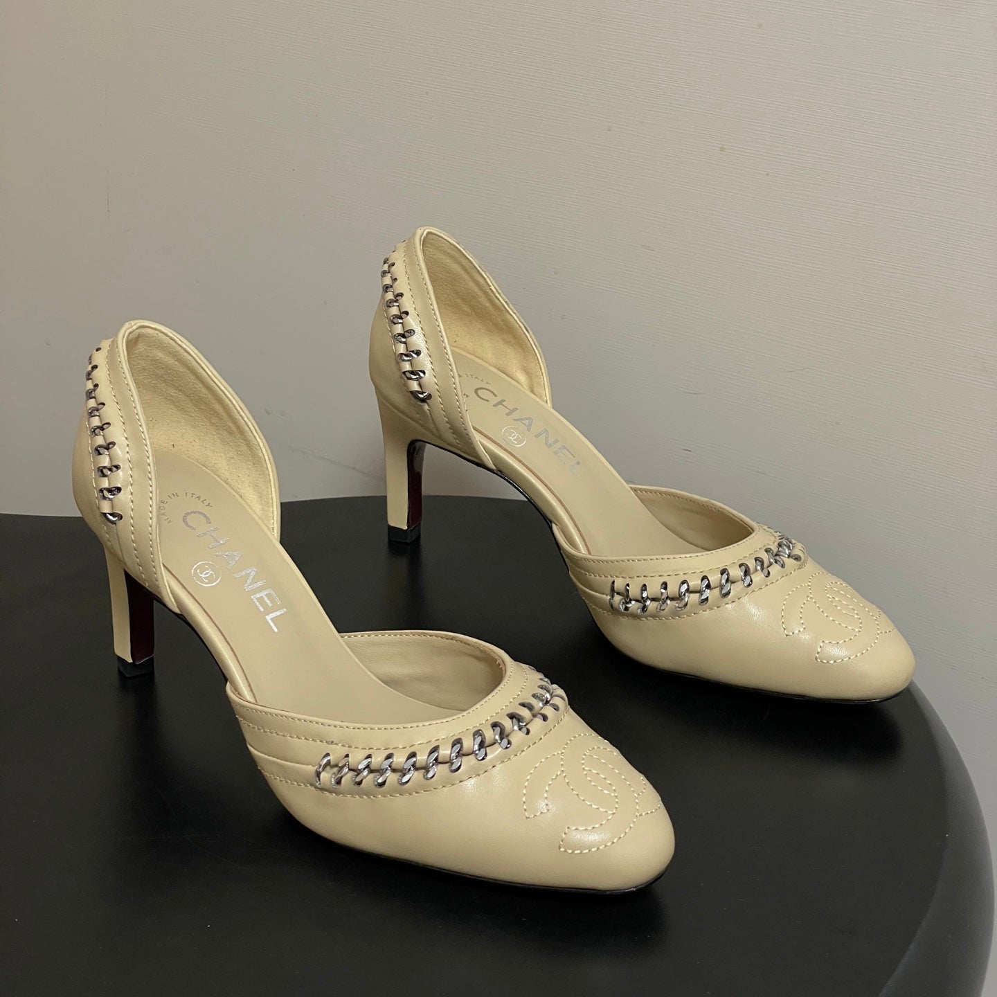 CC 2026 Embroidered Heel 70 Mary Jane Sheepskin