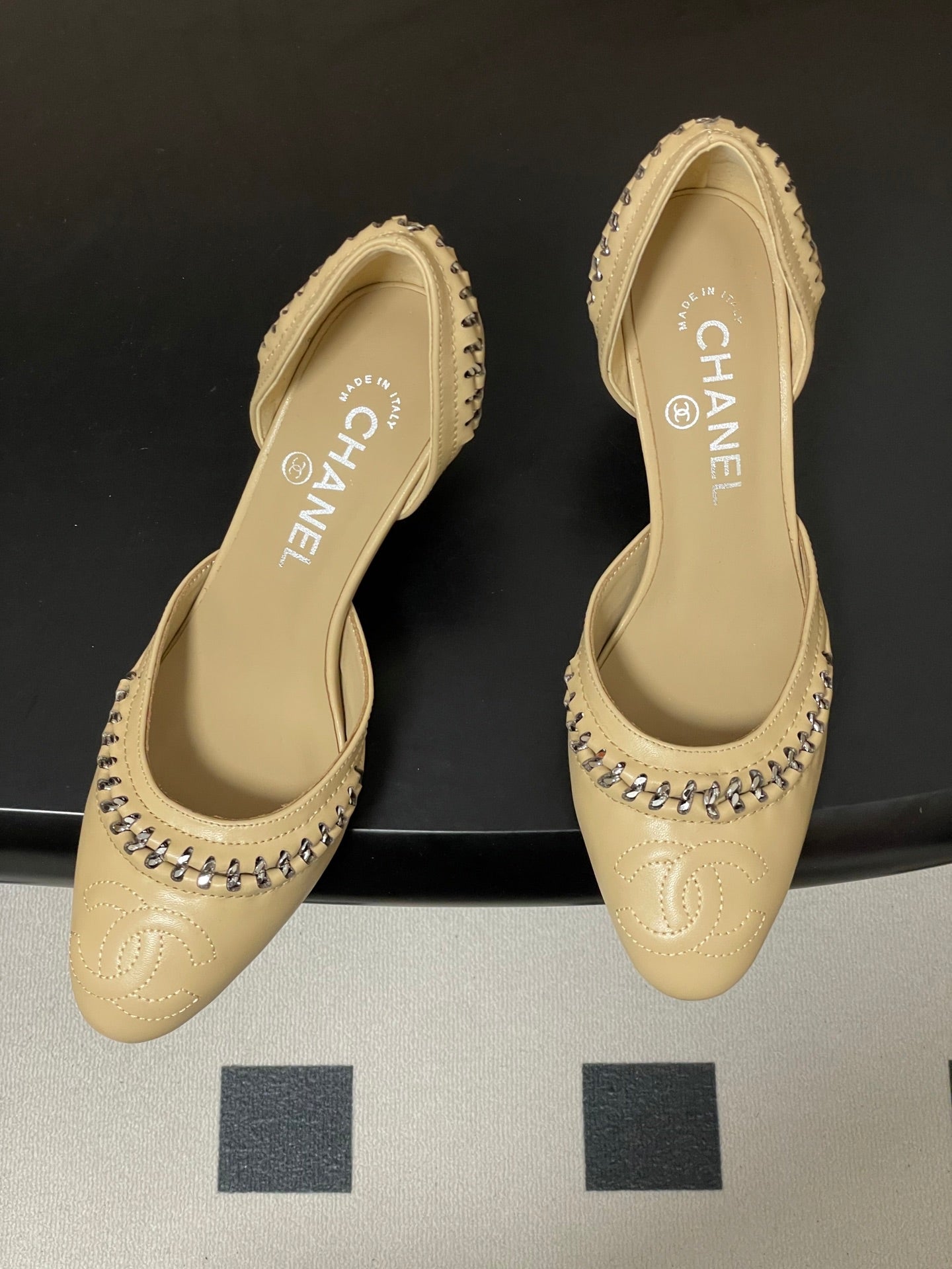 CC 2026 Embroidered Heel 70 Mary Jane Sheepskin