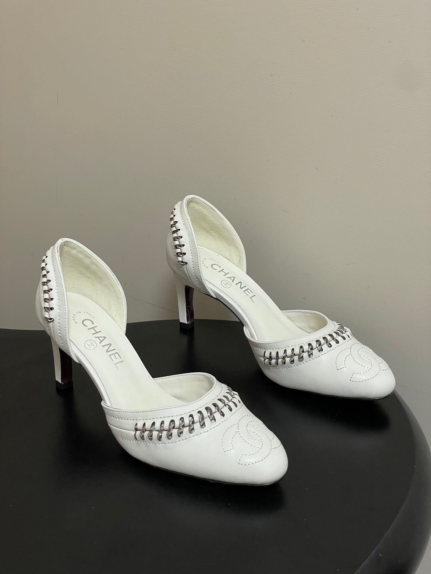 CC 2026 Embroidered Heel 70 Mary Jane Sheepskin