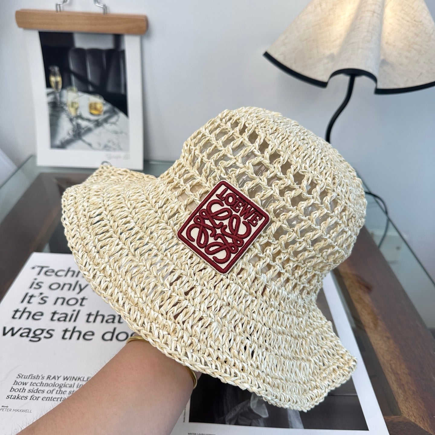 Loewe Raffia Straw Hat 262247
