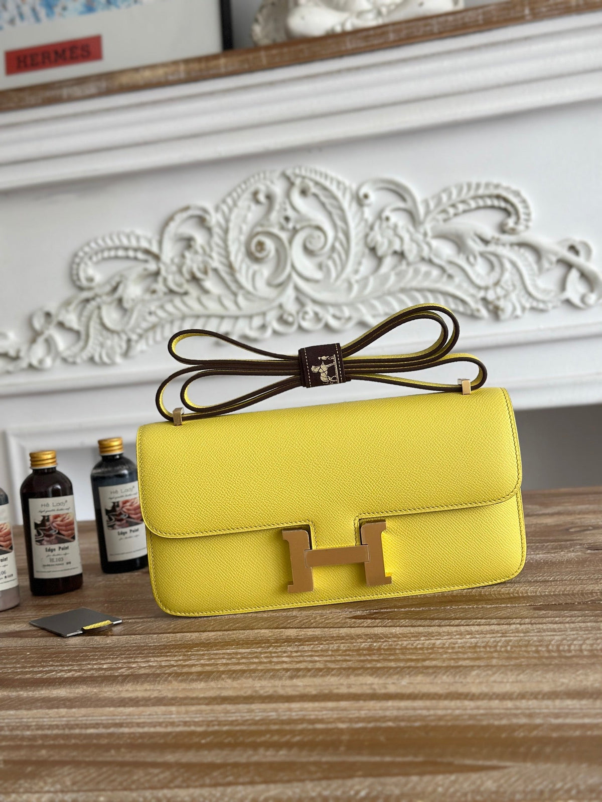 High-end Hermes 2026 Constance Elan 26cm Bag Epsom Leather 3