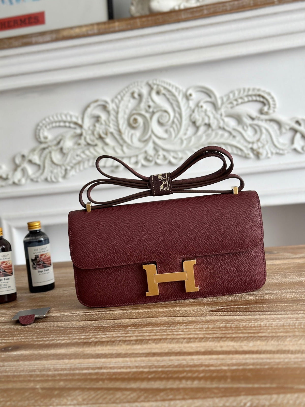 High-end Hermes 2026 Constance Elan 26cm Bag Epsom Leather 2