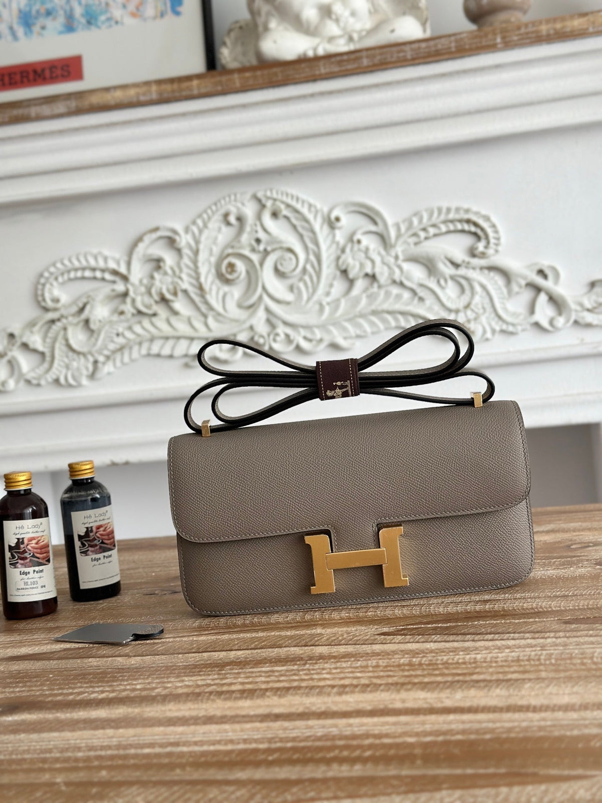 High-end Hermes 2026 Constance Elan 26cm Bag Epsom Leather 1