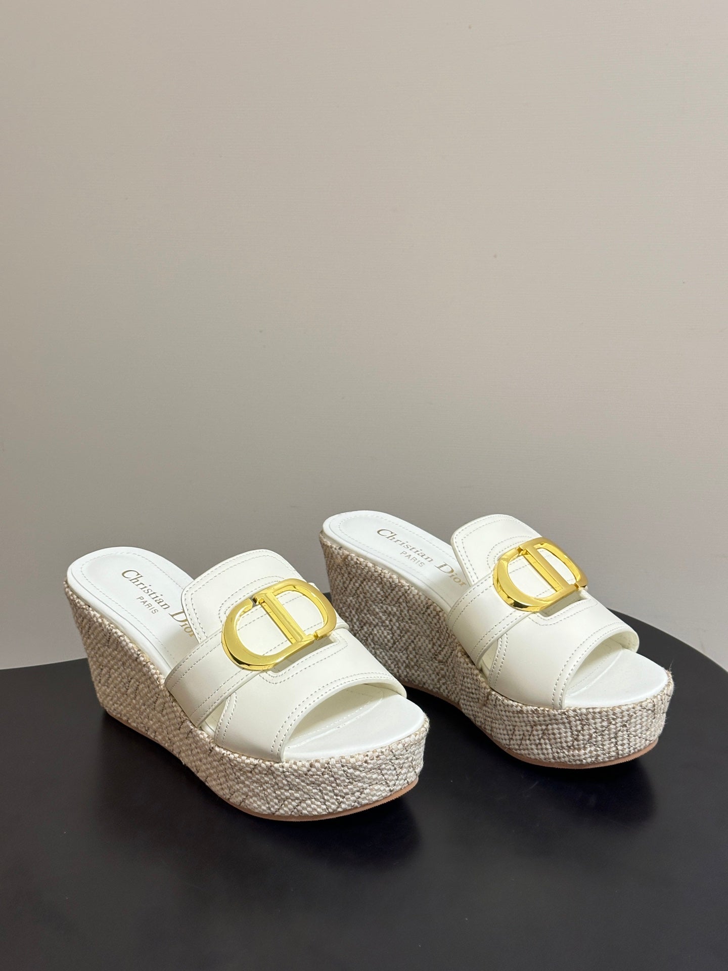 Dior 2026 Platform Sandals 90mm Cowhide 884505