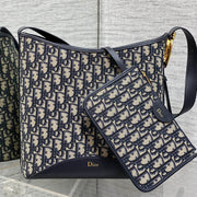 Dior 2026 Medaillon Bucket Bag 19.5cm Fabric And Grained Calfskin