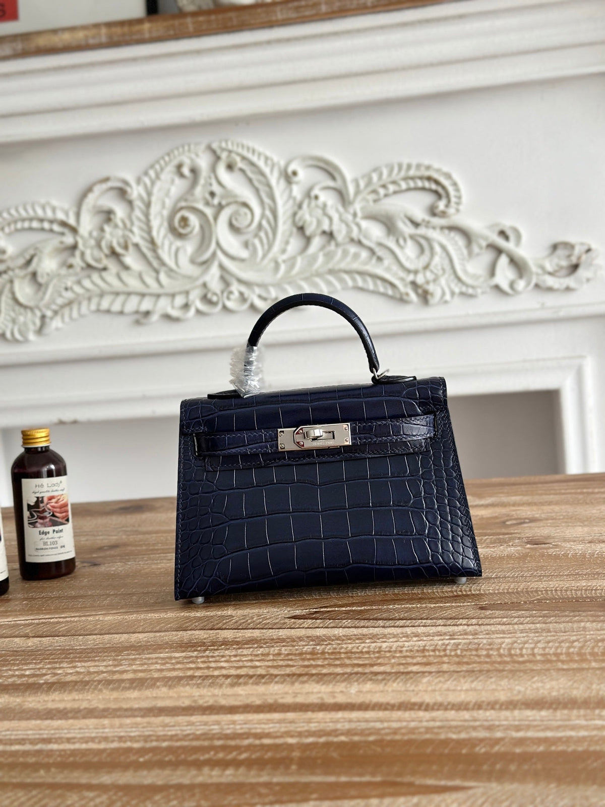 High-end Hermes 2026 Mini Kelly II 19cm Bag Crocodile Leather