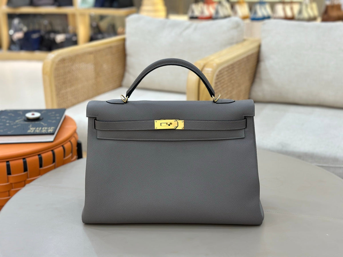 High-end Hermes 2026 Kelly Bag 40cm Togo Leather