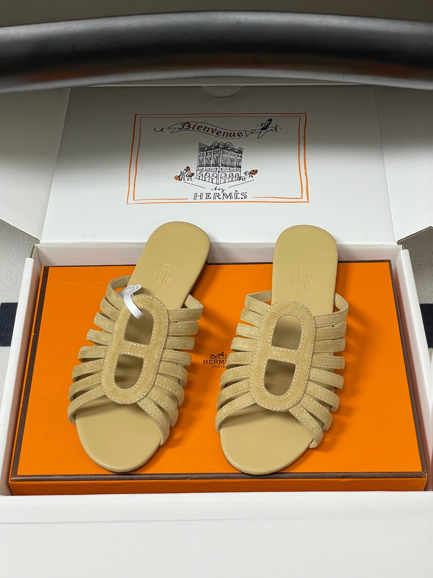 Hermes 2026 Sandal Suede Calfskin 903008