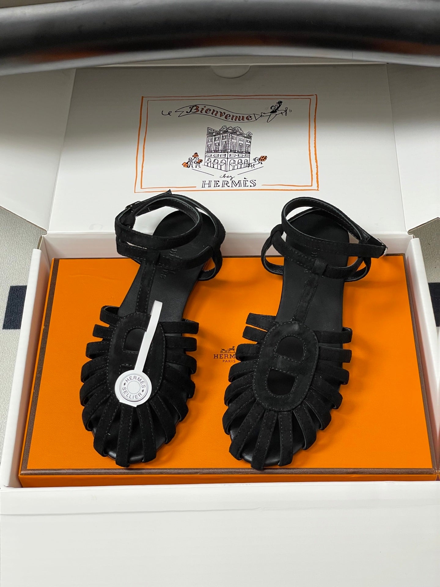 Hermes 2026 Sandal Suede Calfskin 903008