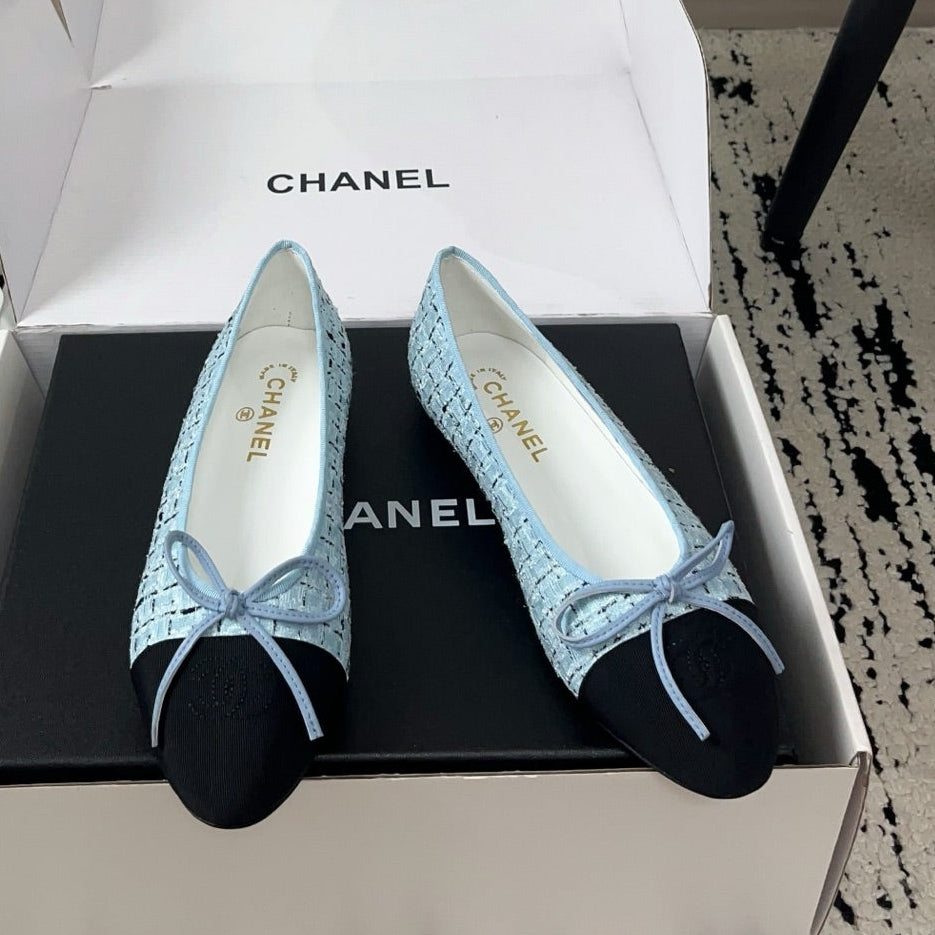 Chanel 2026 Ballet Flat Tweed 900722