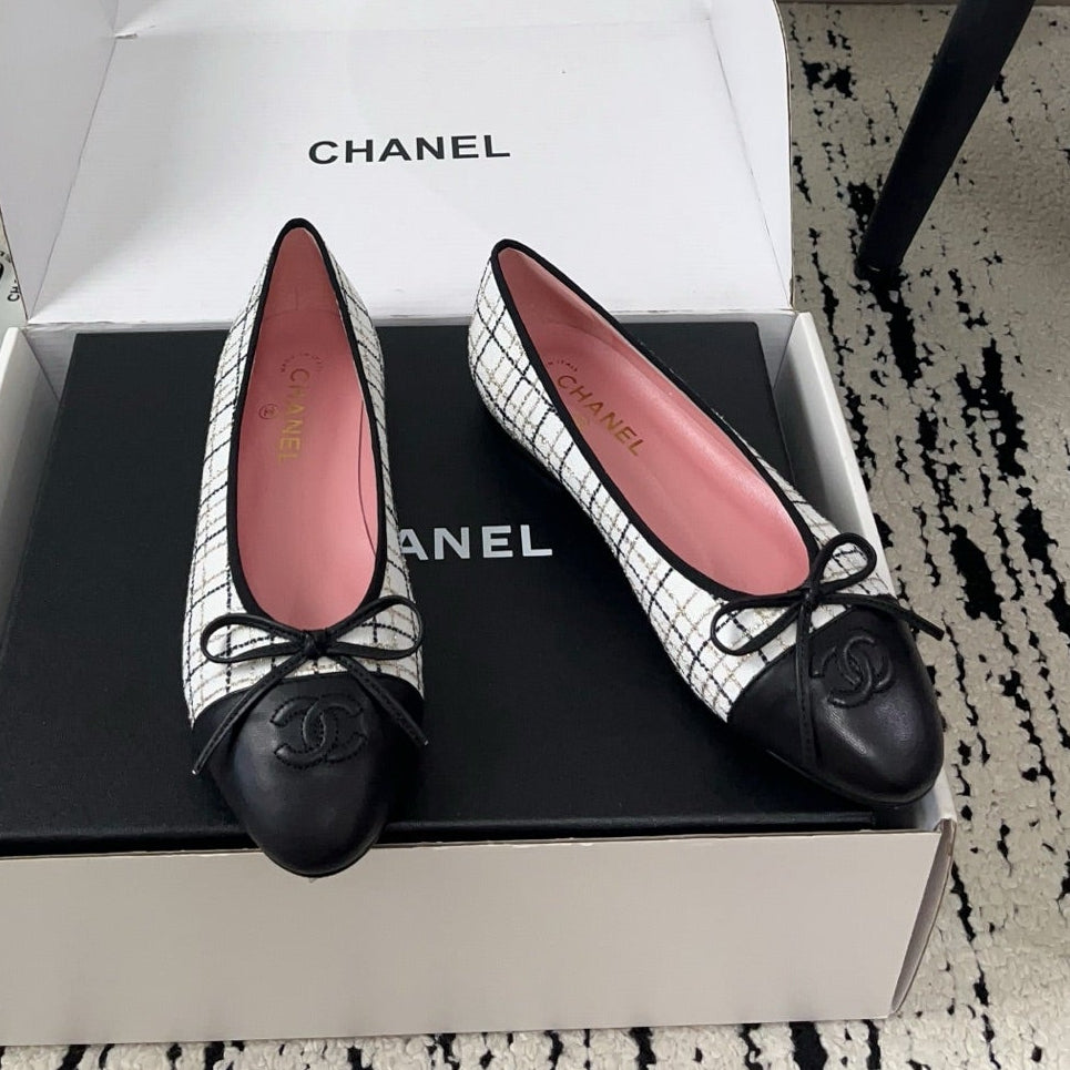 Chanel 2026 Ballet Flat Tweed 900722