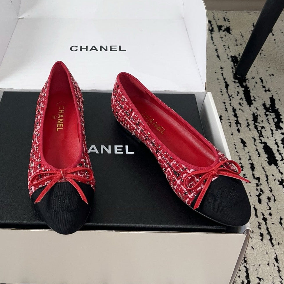 Chanel 2026 Ballet Flat Tweed 900722