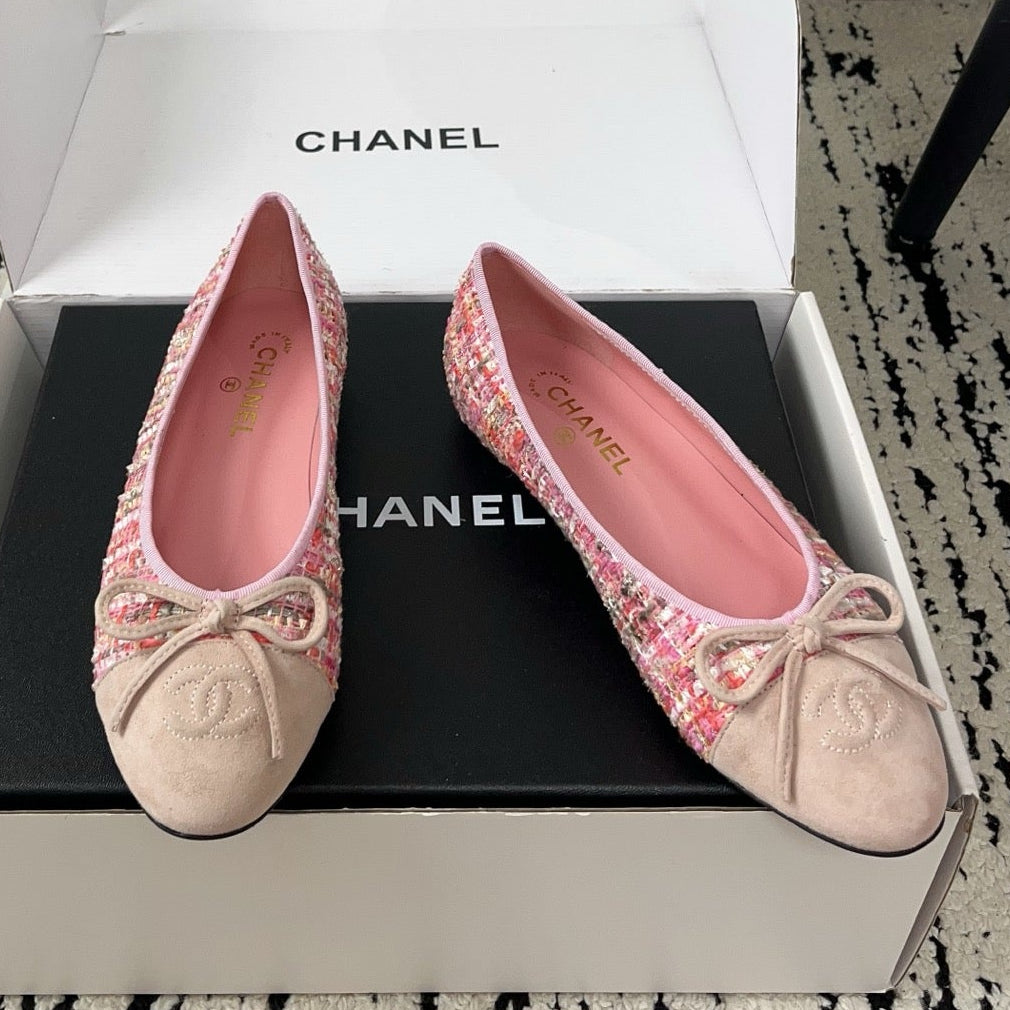 Chanel 2026 Ballet Flat Tweed 900722