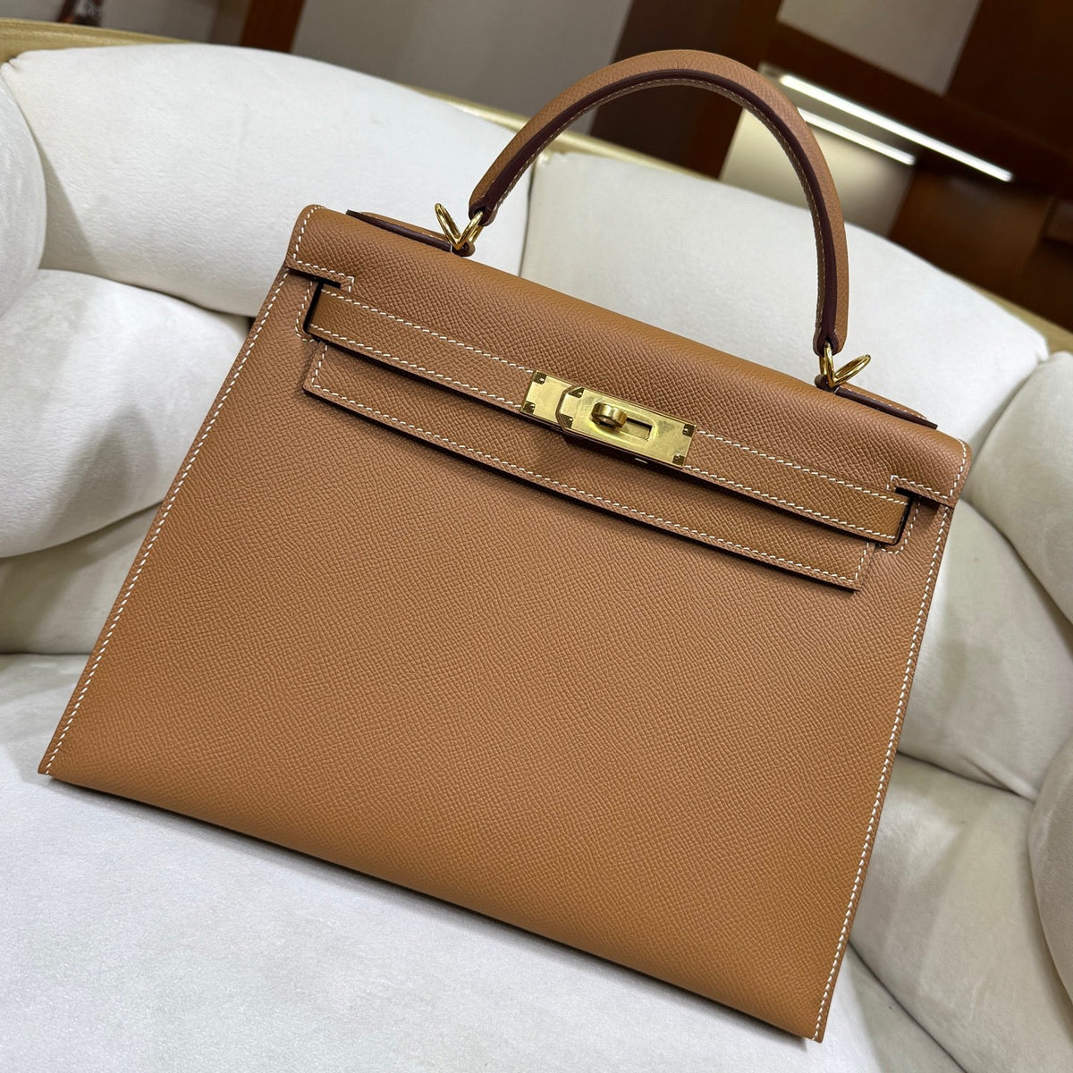 High-end Hermes 2026 Kelly Bag 28cm Epsom Leather