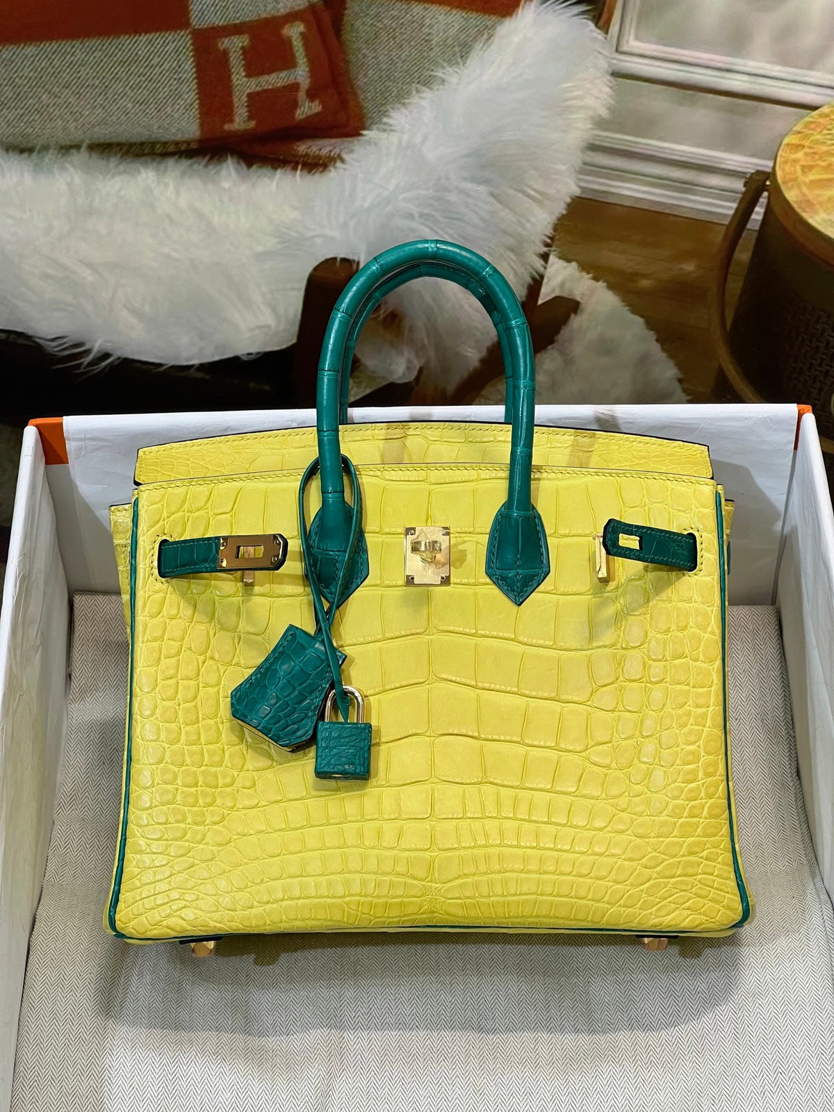 High-end Hermes 2026 Birkin Bag 25cm Crocodile Leather