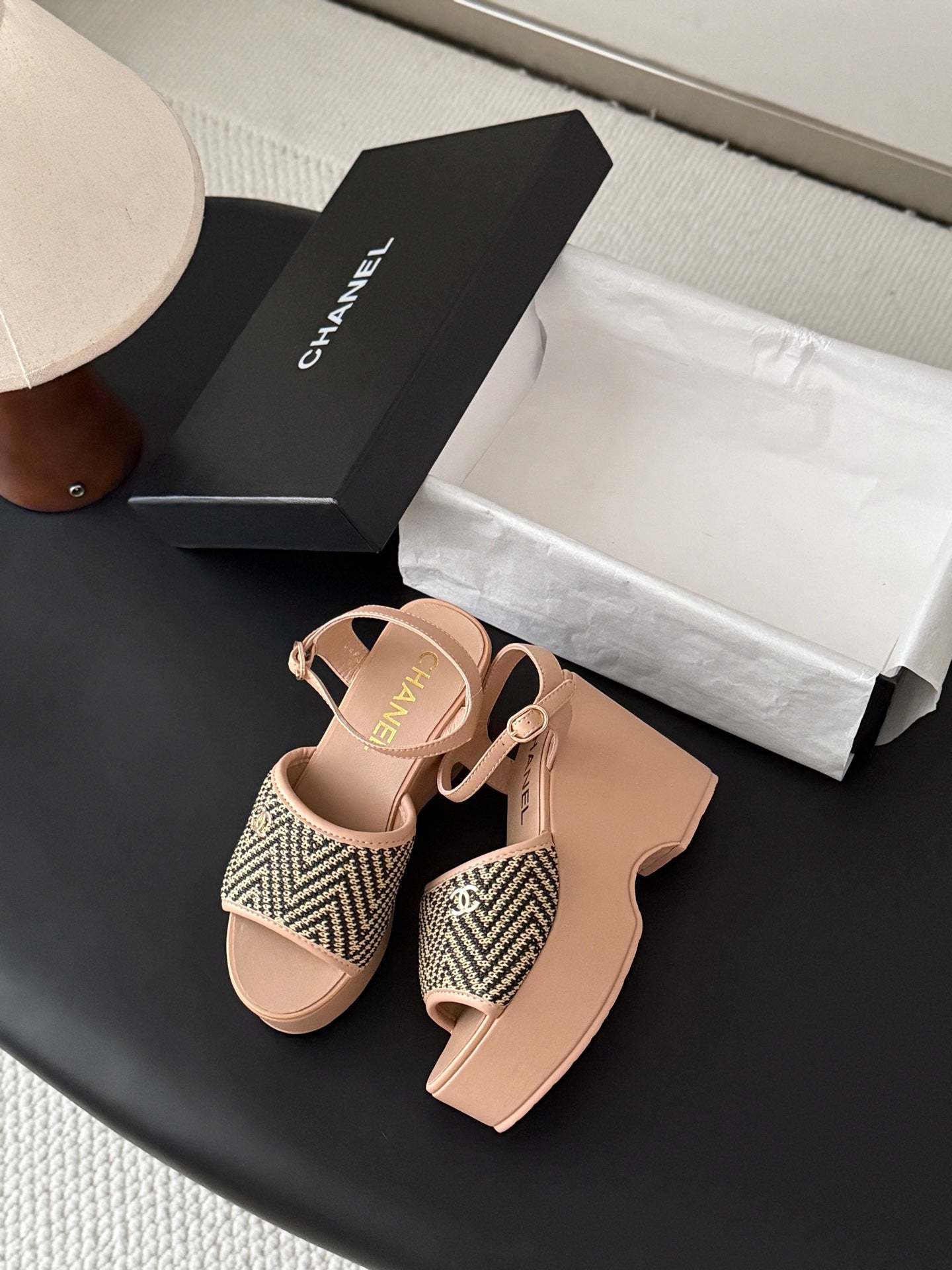 Chanel 2026 Sandals 120mm Lambskin 926361