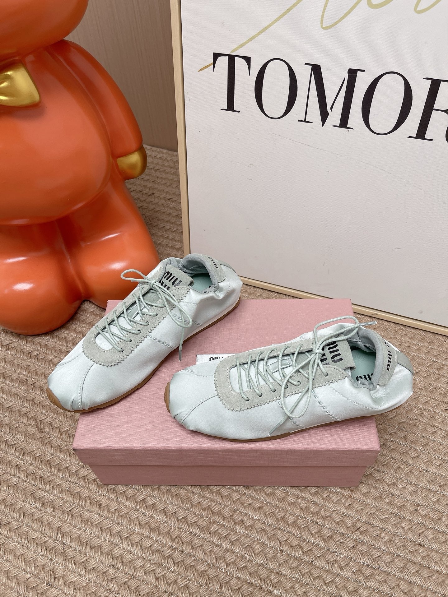 Miumiu 2026 Plume Sneakers Satin 950922
