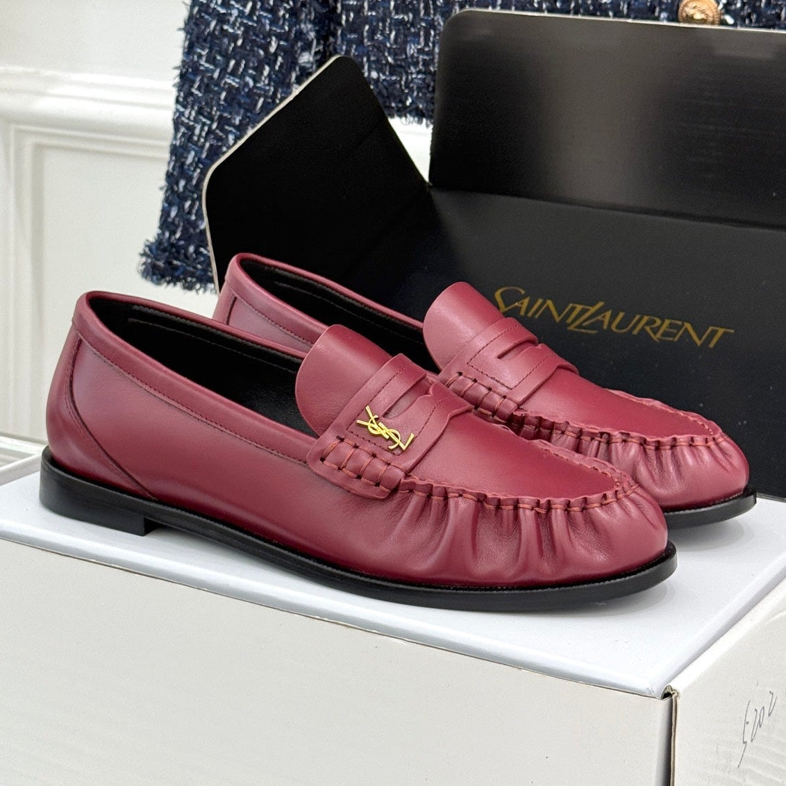 YSL 2026 Loafer Suede Leather
