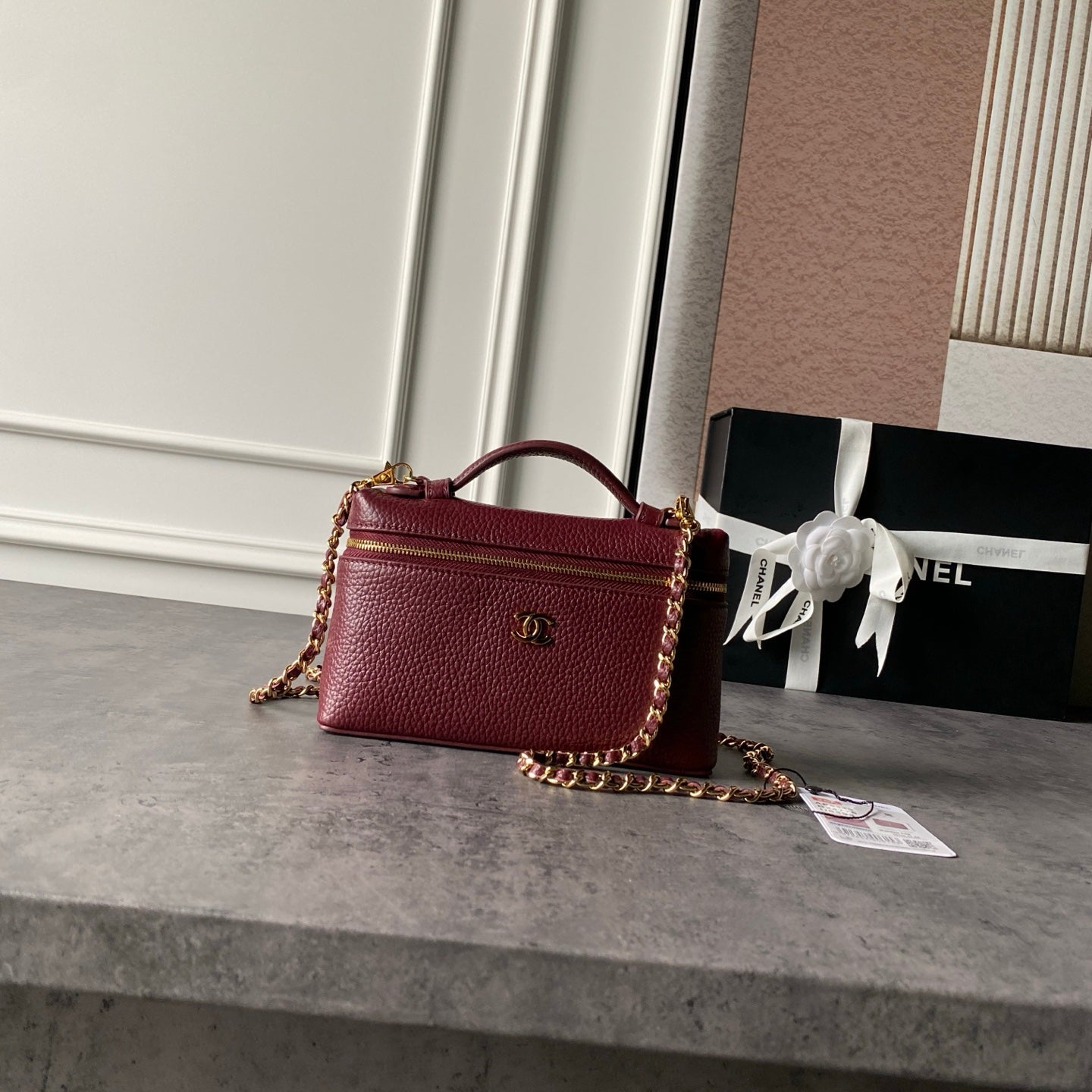 Chanel 2026 Vanity Bag 19.5cm Grained Calfskin