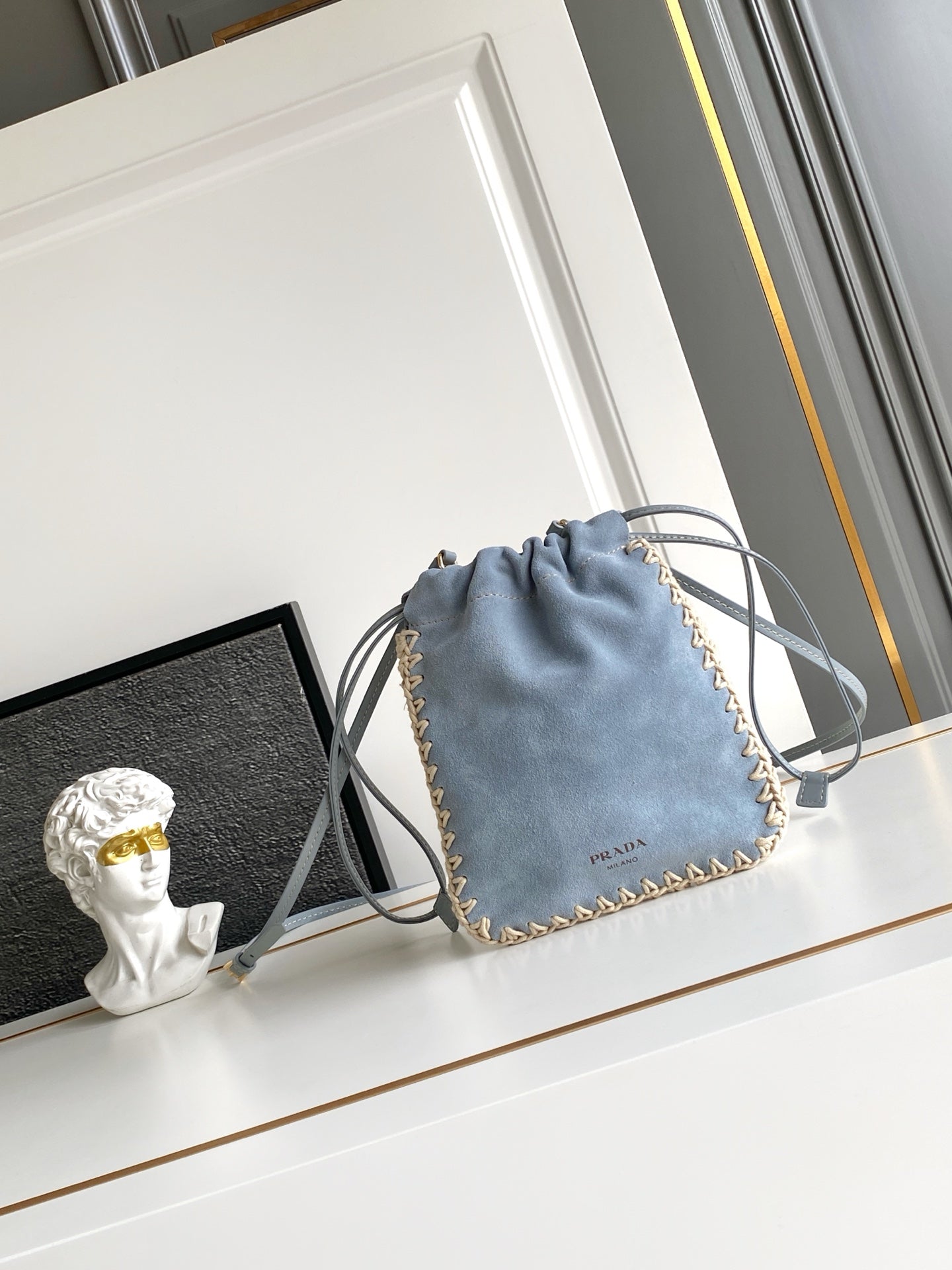 Prada 2026 Phone Bag Suede