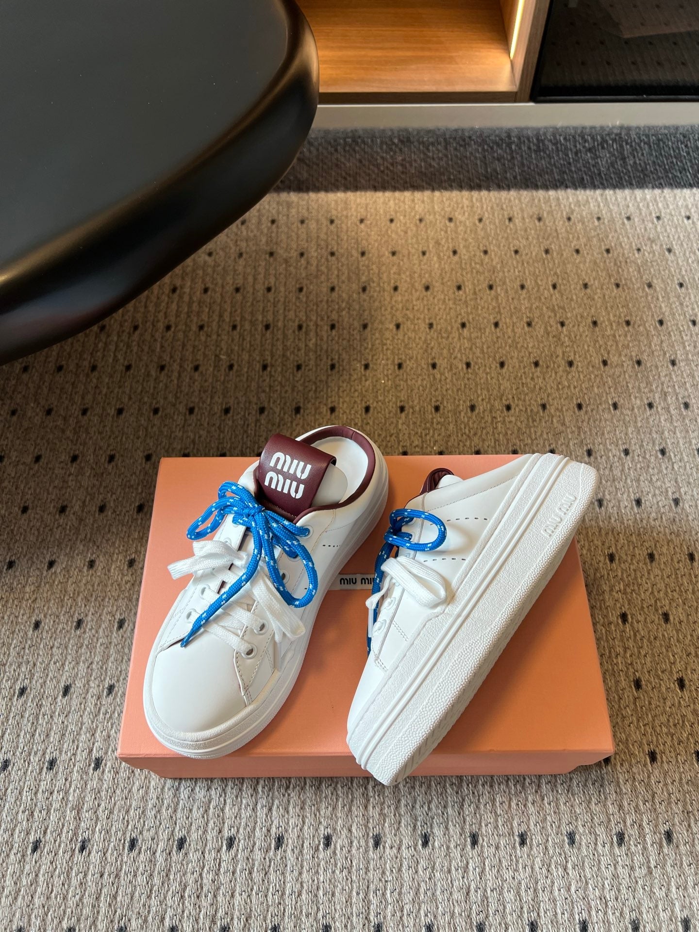 Miu Miu 2026 Low Top Sneakers Cowhide 956016