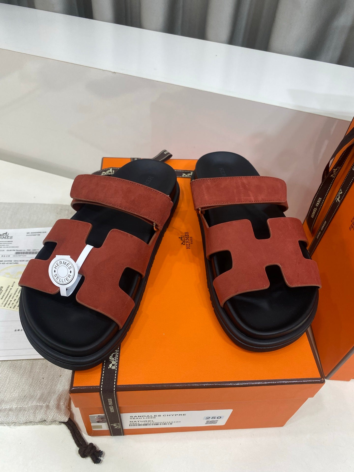 Hermes 2026 Chypre Sandal Suede 957589