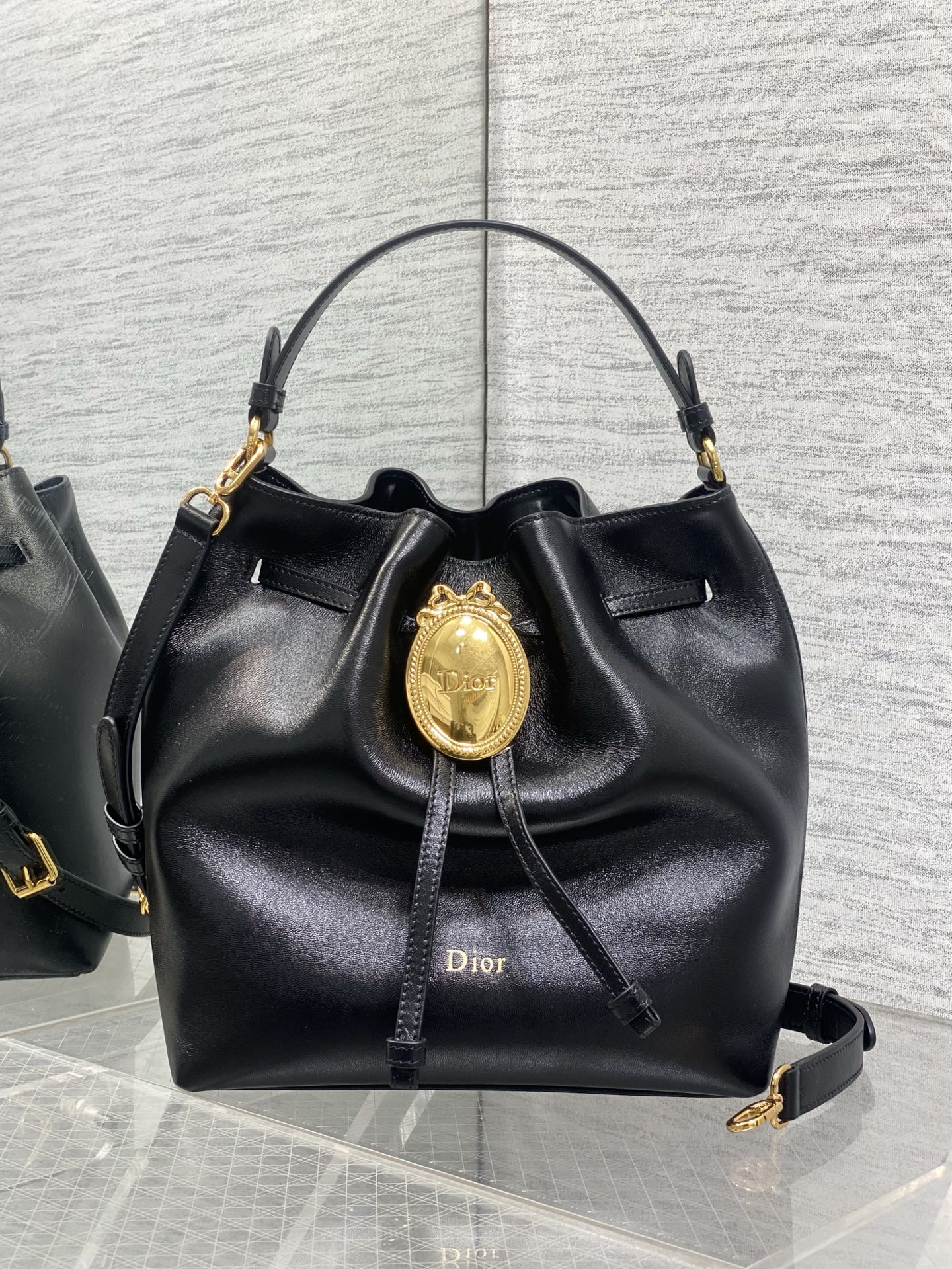 Dior 2026 Bucket Bag 27cm Suede Lambskin