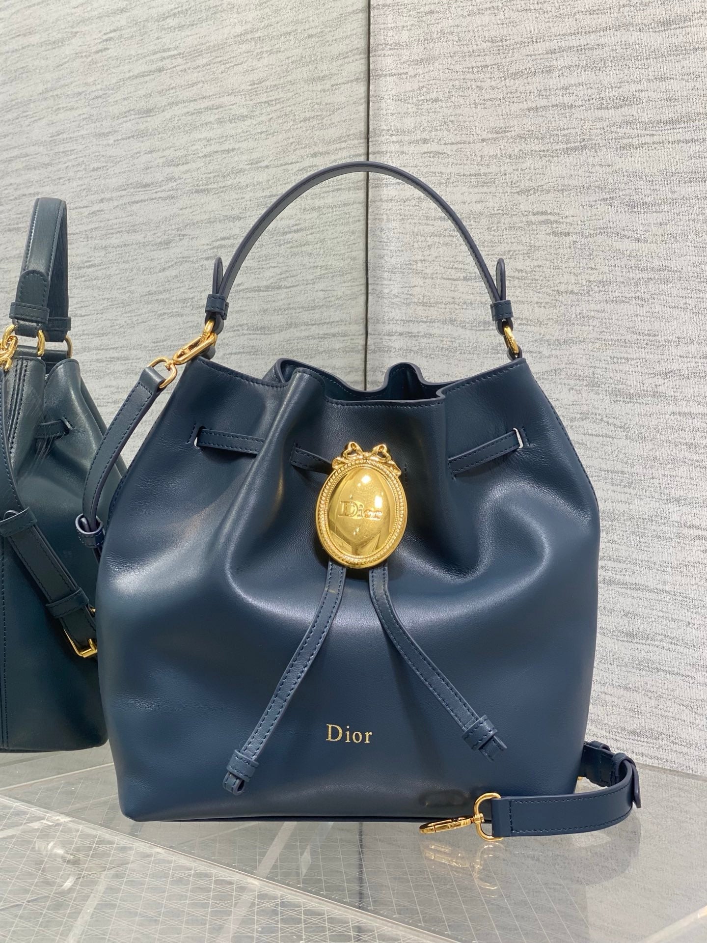 Dior 2026 Bucket Bag 27cm Suede Lambskin